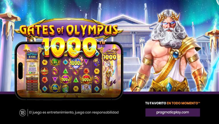 Juego Gates of Olympus 1000 para Móvil