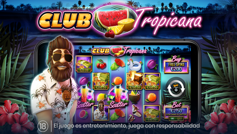 Pragmatic Play trae el sabor del paraíso a los fanáticos en Club Tropicana™